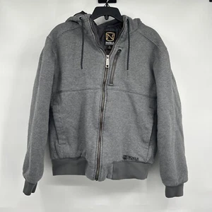 Edle Outfitters Kapuzenjacke Herren Gr. M grau gesteppt gefüttert robust - Bild 1 von 11