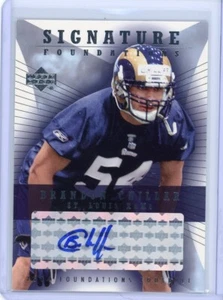 2004 UPPER DECK BRANDON CHILLAR SIGNATURE FOUNDATIONS AUTO - Picture 1 of 1