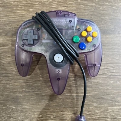 Nintendo 64 N64 Atomic Purple Controller OEM Tight Stick - Tested - Image 1 of 3