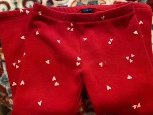 Girls Old Navy Cozy Lined Heart Leggings Size 3T - Picture 1 of 1