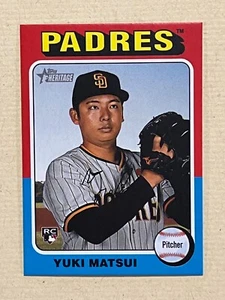 2024 Topps Heritage High Number Mini #509 Yuki Matsui, San Diego Padres RC SP - Bild 1 von 2