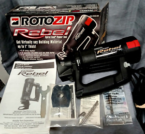 ROTOZIP REBEL Spiral Saw Rotary Power Tool 2-Speed Roto Zip w Accessories Manual