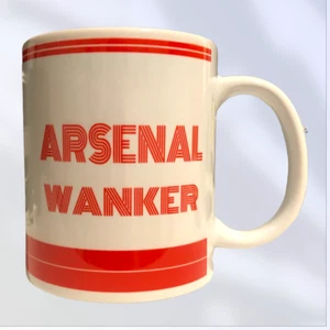Arsenal Wanker Mug Cup Tea Coffee Funny Novelty Gift Idea Fan Birthday Cup - Picture 1 of 4
