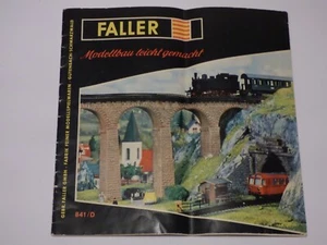Faller,Modellbau leicht gemacht,ca.1959,37 Seiten,mittig gefaltet - Bild 1 von 8