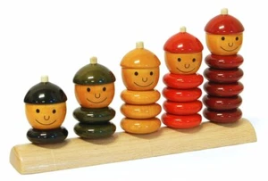 Handgefertigtes Holzspielzeug von Fair Kraft Creation - Peppy Five - Bild 1 von 4