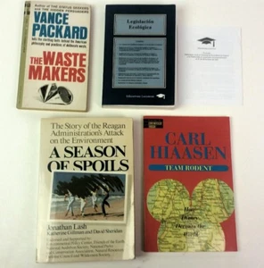 4 books Ecology waste environment Disney Reagan Administration, Mexican - Imagen 1 de 5
