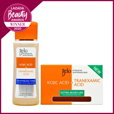 Belo Kojic Acid + Tranexamic Acid Micropeeling Toner + FREE Extra Moisture Soap - Image 1 of 2