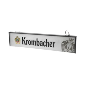 Lámpara de mostrador de cerveza Krombacher anuncio luminoso caja de luz LED letrero pizarra gastro bar - Imagen 1 de 3