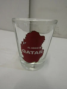 OLD BARWARE SHOT AL UDEID QUTAR 2 1/2" SOUVENIR MAN CAVE - Picture 1 of 1