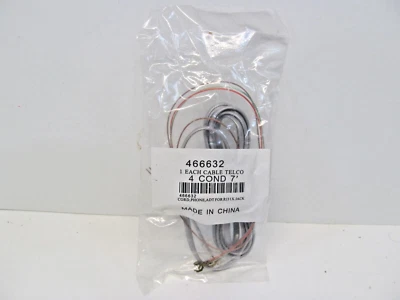 NEW ADT RJ31X Block Phone Line ( 466632 ) 7' Foot 4-Conduit Cord Securtiy System - Image 1 of 3