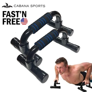 Liegestütz Ständer Fitnessstudio Trainingsstangen Kissen Griffe Geräte rutschfest Fitness - Bild 1 von 7
