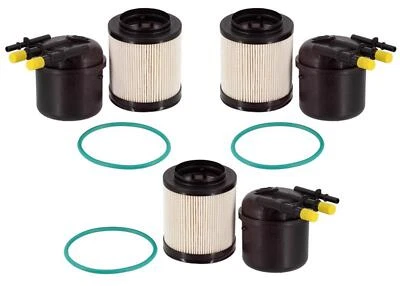 3 filtros de combustible diésel para Ford F650 F750 2017 2018 2025 6,7 L turbo diésel FD4626 Foto 1 de 4