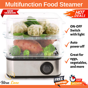 Maxim 500W Electric Mini Multi Steamer/Eggs/Vegetable/Dim Sims/Dumpling Cooker
