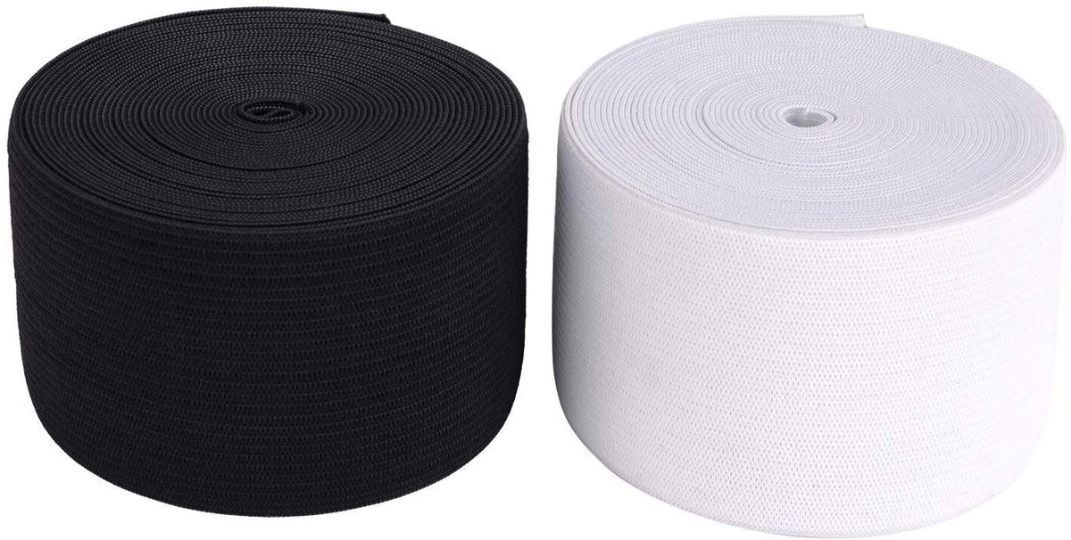 Gummi-Gummiband 20 Mm Breit, 5 M Lang – Schwarz & Universell Einsetzbar