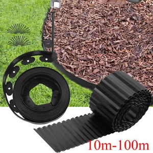 Bordura per prato zincata bordura per aiuole delimitazione per aiuole metallo/plastica - Foto 1 di 34