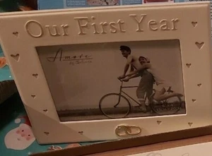 Our First Year Photo Frame - 1st Year Anniversary - Picture 1 of 1