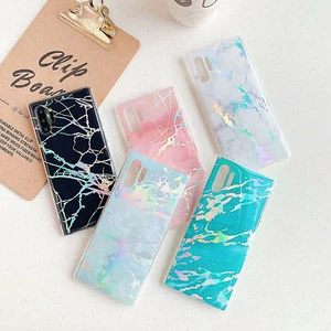Funda protectora de poliuretano termoplástico suave con patrón láser de mármol láser para Samsung Galaxy S22 Ultra S21 S20 - Imagen 1 de 11