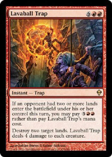 LAVABALL TRAP FOIL X4 4 4X Zendikar MTG Magic the Gathering Cards DJMagic - Image 1 of 1