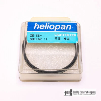 Heliopan Zeiss Softar II Soft Focus Filter 62mm in Box, Perfect Condition - Image 1 of 4