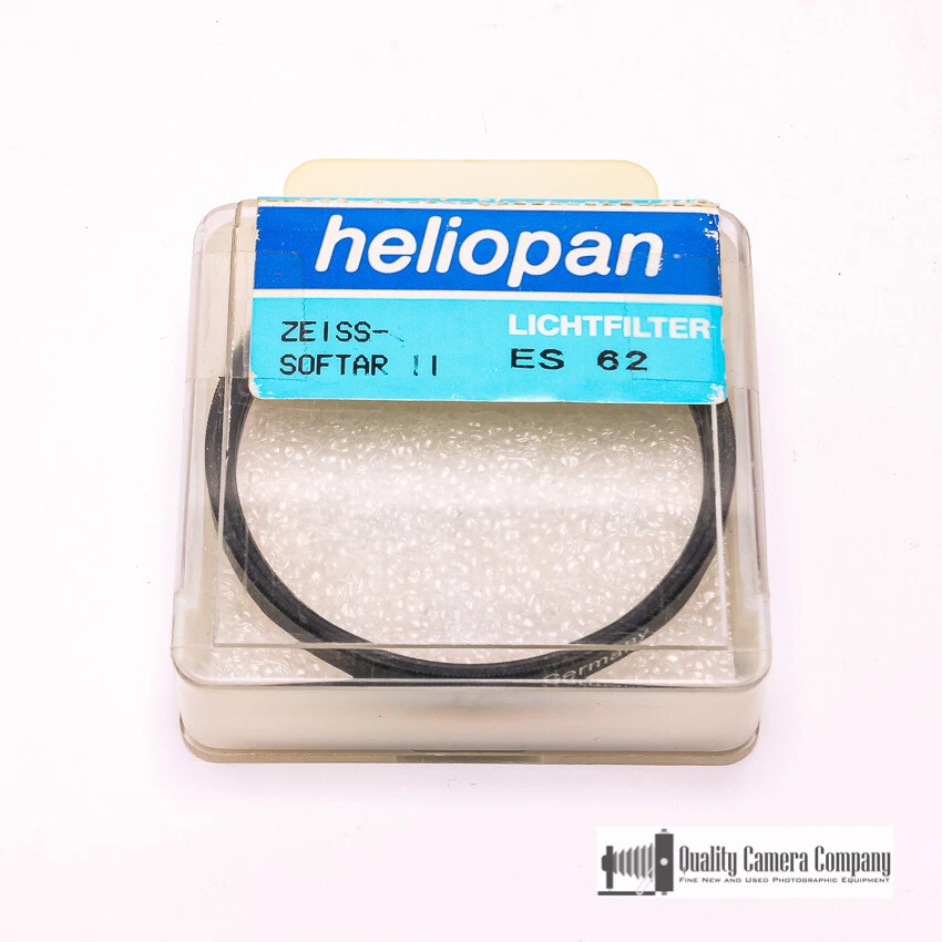 Heliopan Zeiss Softar II Soft Focus Filter 62mm in Box, Perfect Condition - Image 1 of 4