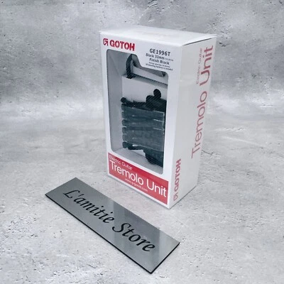 Unidad de trémolo negra GOTOH GE1996T-B BK Floyd Rose 33 mm GE1996TB GE 1996 T Japón Foto 1 de 4