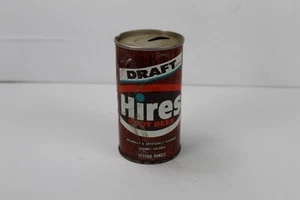 VINTAGE 1968 HIRES ROOT BEER  STEEL PULL TAB CAN Shows Age - Picture 1 of 11