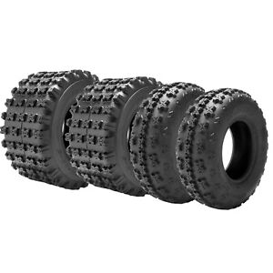 Full Set 4 21x7-10 20x11-10 ATV Tires Sport Quad Heavy Duty 21x7x10&20x11x10