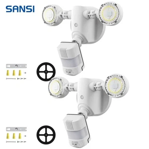 SANSI LED Security Lights Motion Sensor 2000LM 15W Waterproof Floodlight 2 pack - Picture 1 of 13
