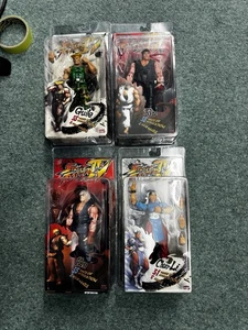 Street Fighter IV Action Figures Bundle x 4 (NECA) Never Opened Boxed - Picture 1 of 7