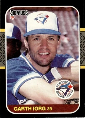 1987 Donruss Garth Iorg Toronto Blue Jays #394 - Image 1 of 2