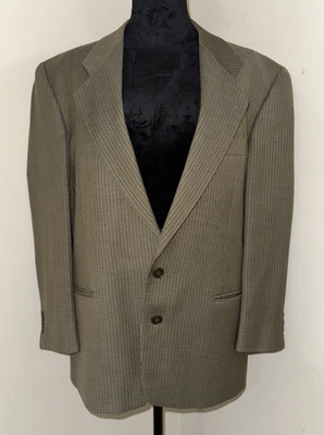 Mani Giorgio Armani 100% VirginWool однобортный спортивное пальто сделано в Италии 40с - Изображение 1 из 4