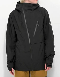 686 GoreTex Down Thermagraph Snowboard Ski Jacket Men's Size Medium Black NWTs  - Picture 1 of 6