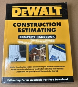 DEWALT Construction Estimating Complete Handbook - Picture 1 of 9