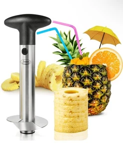 Corer de piña, [actualizado, reforzado, hoja más gruesa] piña premium nueva - Imagen 1 de 7