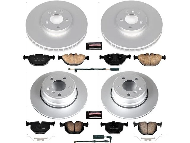 Kit Pastillas Freno Delanteras y Traseras y Rotor 11XQQG42 BMW X5 2003 2002 2005 2006 Foto 1 de 1