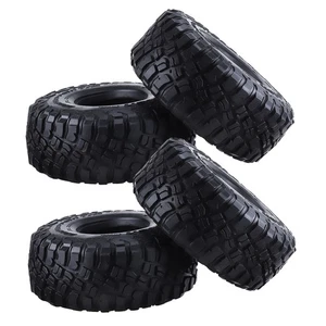 4 Pack 2.2'' 1/10 RC Car Rubber Tire Tyre Cover For Axial SCX10 TRX4 D90 90046 N - Picture 1 of 9