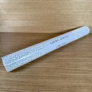 Laura Ashley Wallpaper x1 Roll Little Vines SILVER - New Sealed (One Roll) - Picture 1 of 9