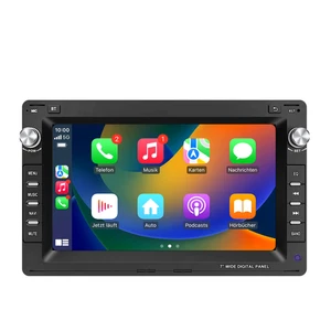 Per VW GOLF IV Passat B5 Sharan 7M Android Radio Carplay Navi 32 GB DAB + WIFI - Foto 1 di 13
