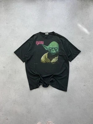 Vintage 1997 Star Wars ‘Return of the Jedi’ Yoda Thrashed Tee L-XL - Image 1 of 4