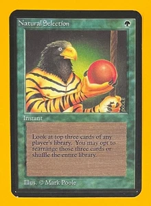 MTG NATURAL SELECTION Alpha (OldManMTG 012-325) - Picture 1 of 11
