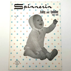 Spinnerin 137 Baby & Toddler Hand Knits 34pg Booklet 33 Designs 1966 - Picture 1 of 4