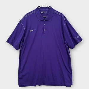 Nike Golf Dri-FIT Polo Shirt Mens 2XL Purple Dole Plantation Hawaii Performance - Picture 1 of 8