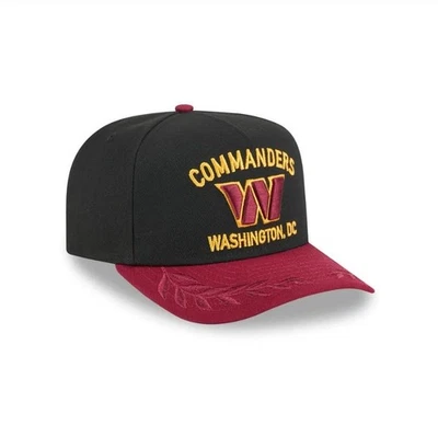 WASHINGTON COMMANDERS NEW Men's Commanders Cap 2025 Draft 9FIFTY A-Frame Snapback Adjustable Hat
