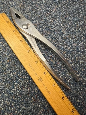 Alicates articulados nariz estrecha Diamond N18 de colección, EE. UU., 8", muy buen estado Foto 1 de 4