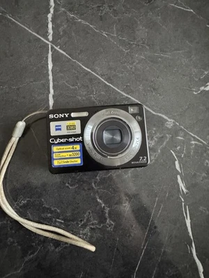 Sony Cyber-shot DSC-W120 7.2MP Digitalkamera Schwarz Getestet ✅ - Bild 1 von 4