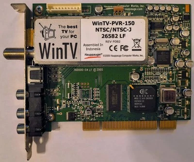 Hauppauge WinTV-PVR-150 PCI TV Tuner Card - Analog Capture Geek Out! - Image 1 of 3