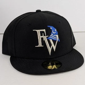Fort Wayne Wizards New Era 59Fifty eng anliegende Mütze 7 7/8 schwarz Minor League Baseball - Bild 1 von 13