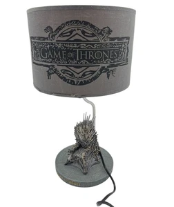 Lampada da tavolo scrivania Game of Thrones Trono di Spade grigia da collezione fan merch film - Foto 1 di 8