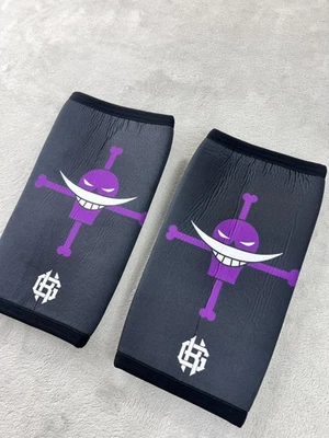 One Piece Compression Knee Sleeves Pair Large Weightlifting Whitebeard Pirates - Image 1 of 4