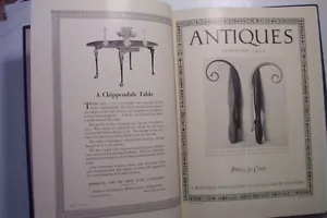 OLD ANTIQUES MONTHLY MAGAZINE VOL VI1 JANUARY-JUNE 1925 BOUND FURNITURE GLASS ET - Picture 1 of 6